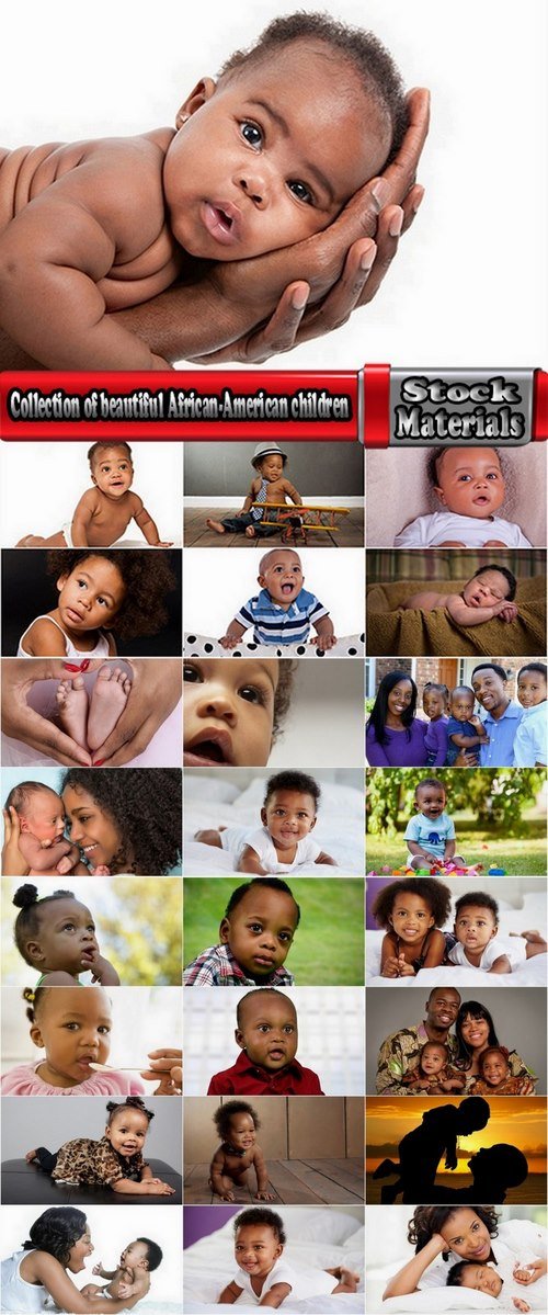 Collection of beautiful African-American children 25 UHQ Jpeg