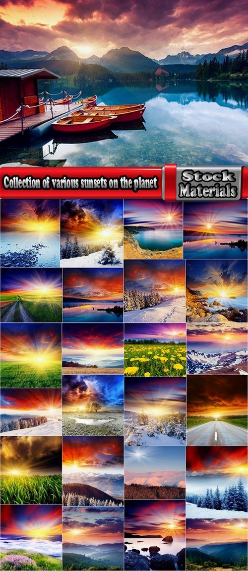 Collection of various sunsets on the planet #2-25 UHQ Jpeg