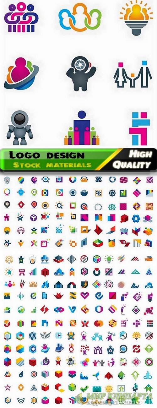 Logo Design in vector Set from stock #53 -  25 Eps