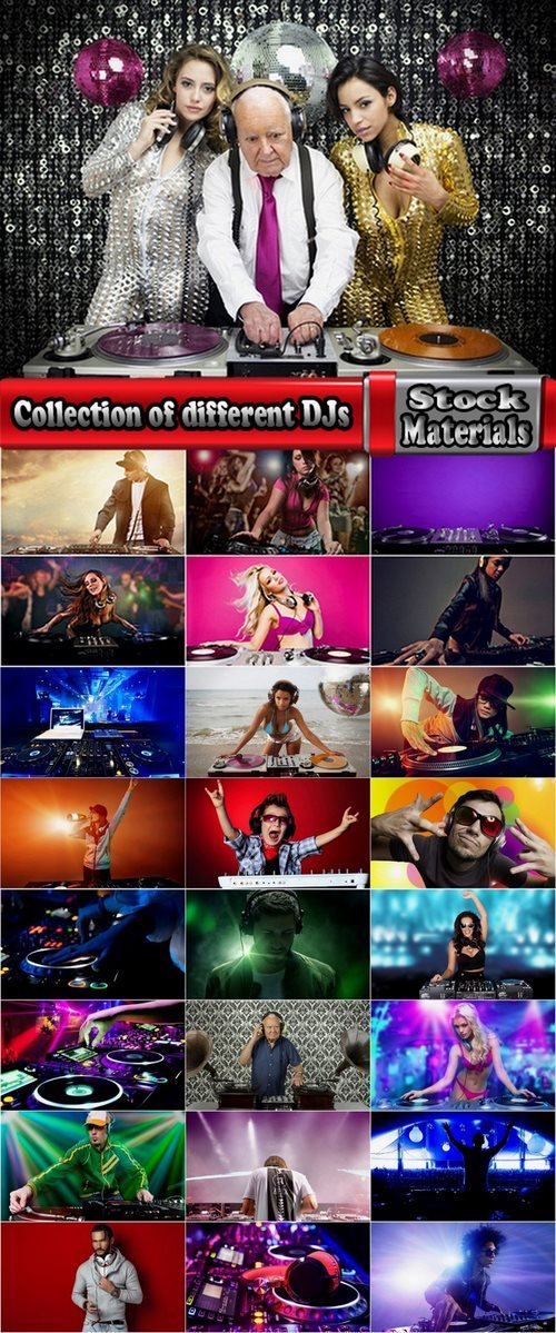 Collection of different DJs 25 UHQ Jpeg