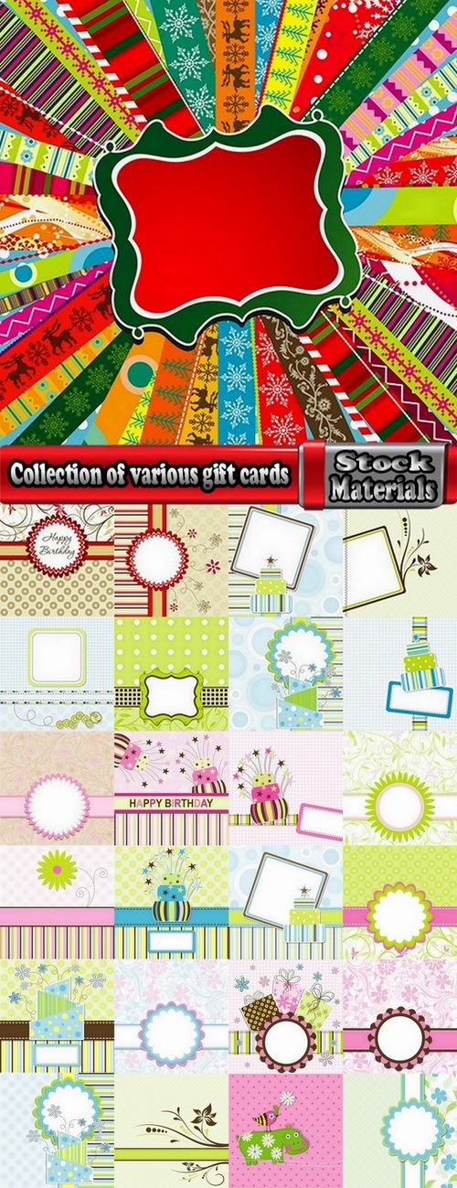 Collection of various gift cards #7-25 Eps