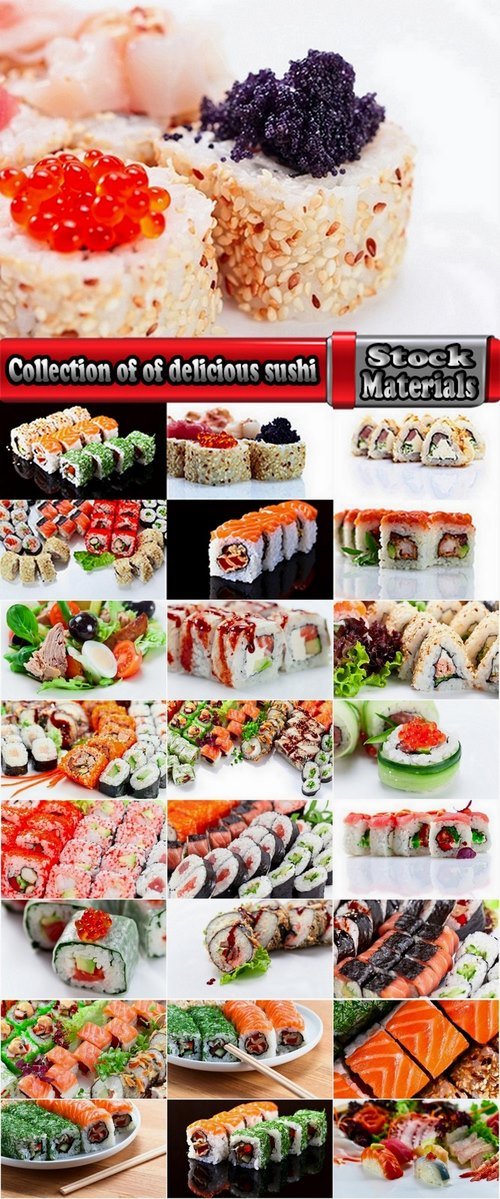 Collection of of delicious sushi 25 HQ Jpeg