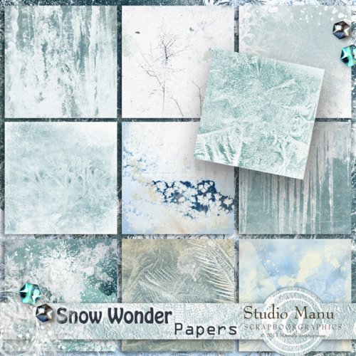 Скрап-набор Snow wonder