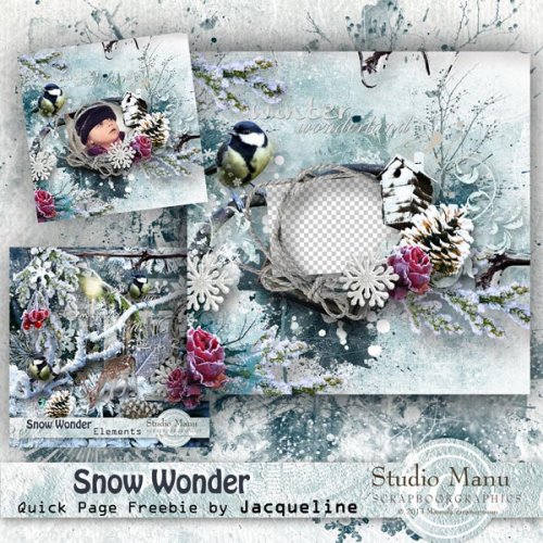 Скрап-набор Snow wonder