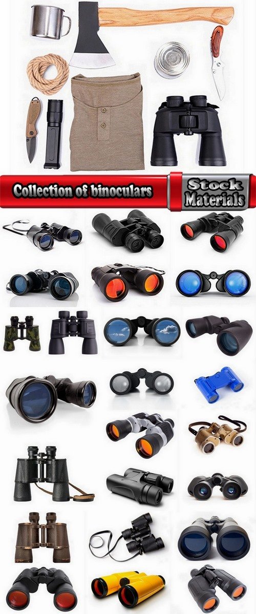 Collection of binoculars 25 HQ Jpeg