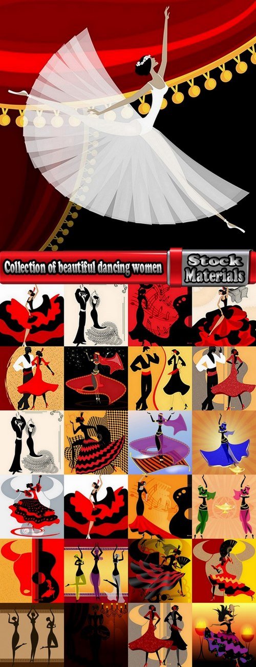 Collection of beautiful dancing women 25 Eps