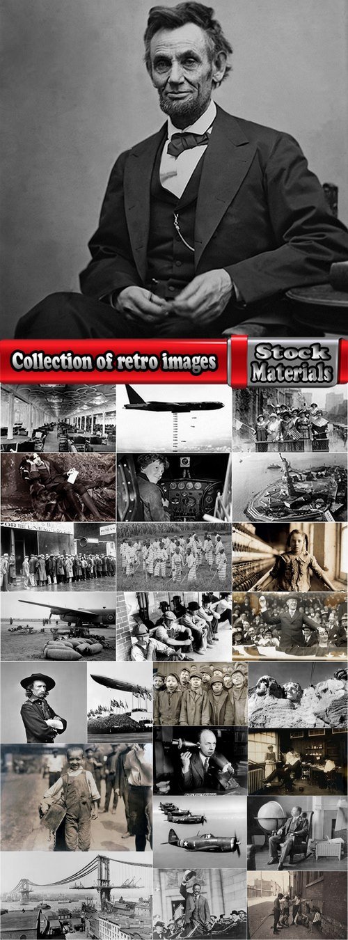 Collection of retro images 25 HQ Jpeg