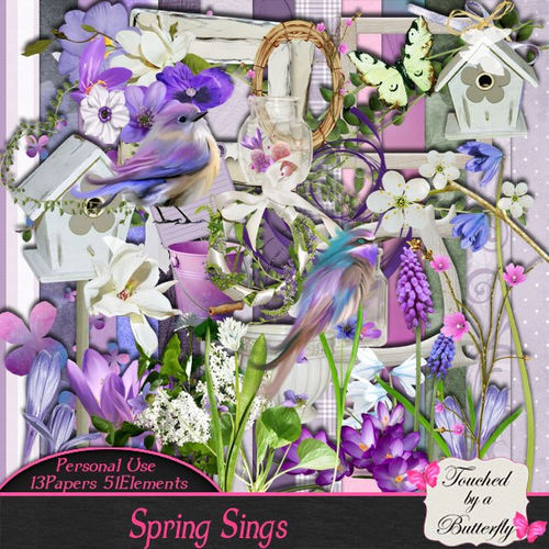 Spring singing. Стоки для фотошопа весенний Скрапбукинг. Скрап наборы подснежники. Скрап набор лиловый Шарм.